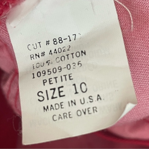 The London Jean Hot Pink 5-Pocket Jeans Women’s Size 10P. - Picture 12 of 16